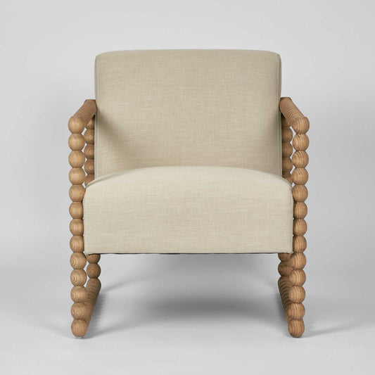 Bobbin Oak ArmChair Natural/Linen
