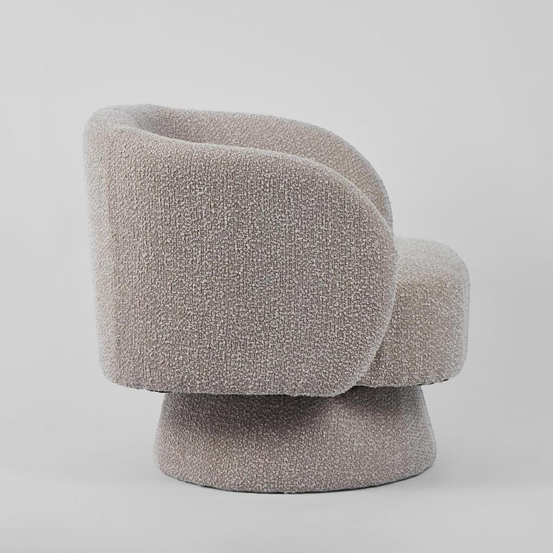 Selena Swivel Chair Stone