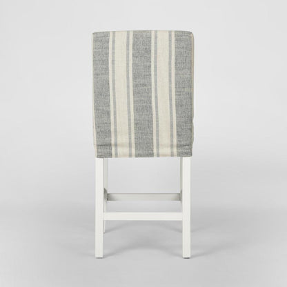 Slip Cover Only - Ville Blue/White Stripe (Counter Stool)