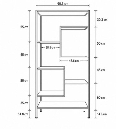 Cremorne Shelf Unit Black