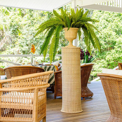 Belmont Rattan Plinth Large