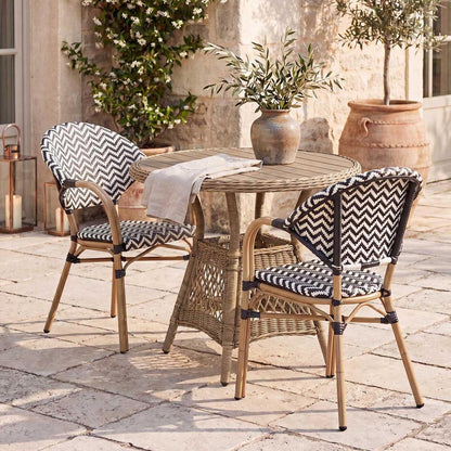 Marco Aluminium Synthetic Wicker Table Natural -Outdoor