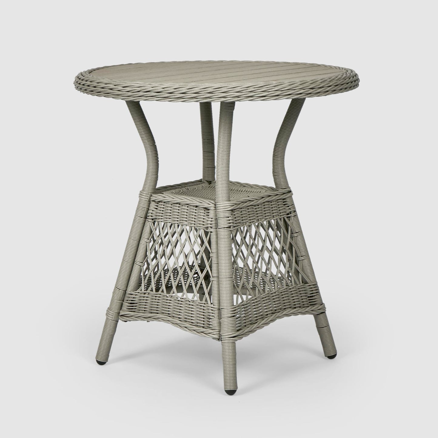 Marco Aluminium Synthetic Wicker Table Grey -Outdoor