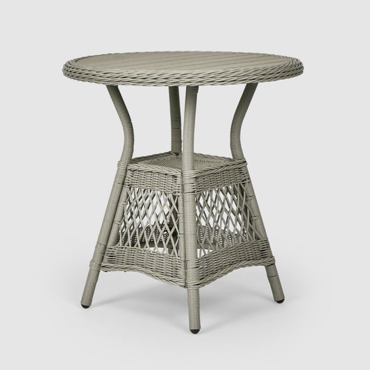 Marco Aluminium Synthetic Wicker Table Grey -Outdoor