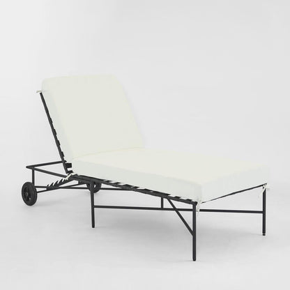 Sheffield Sunlounge Outdoor with White Cushion