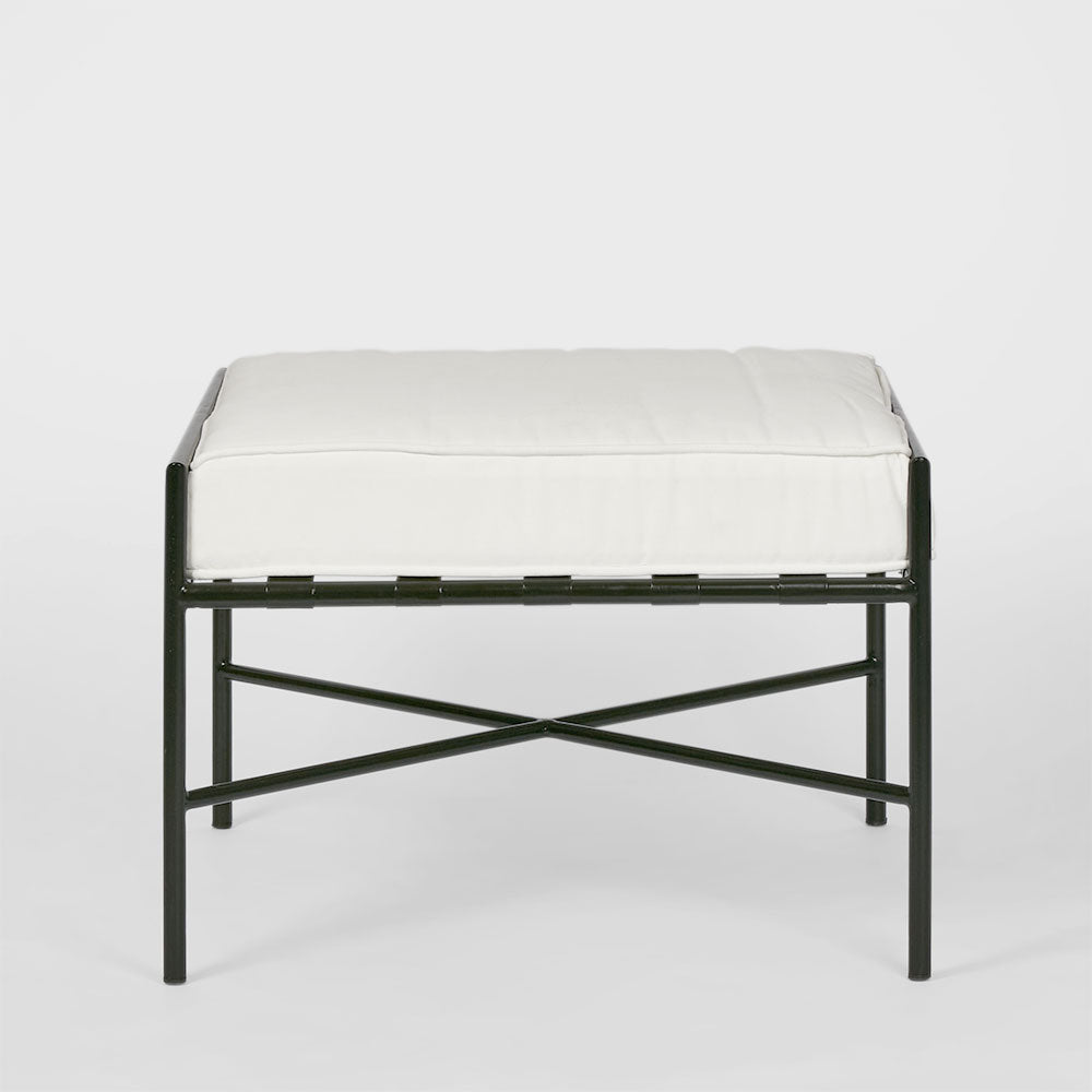 Sheffield Ottoman Outdoor White Cushion