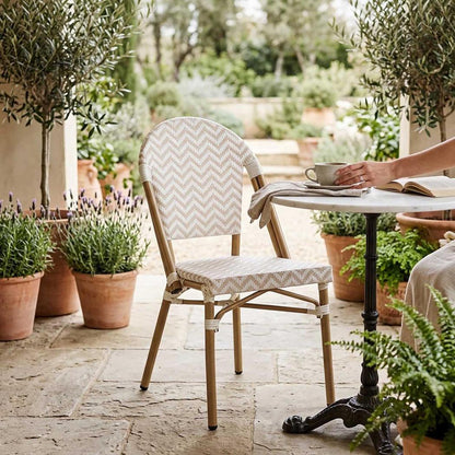 Cannes Outdoor Aluminium Chair Taupe