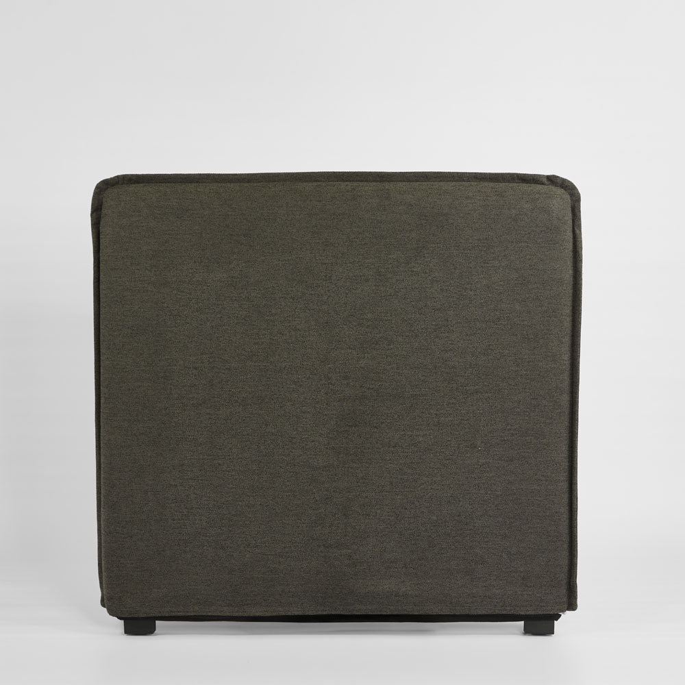 Slip Cover Only - Coolum Bedhead Single
 Charcoal