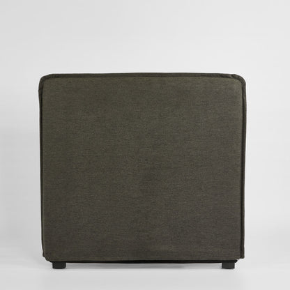 Slip Cover Only - Coolum Bedhead Single
 Charcoal