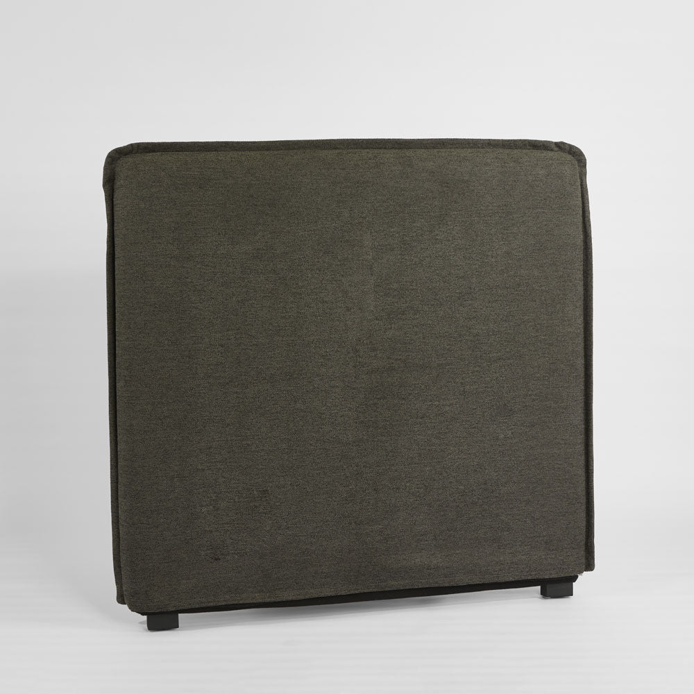 Slip Cover Only - Coolum Bedhead Single
 Charcoal