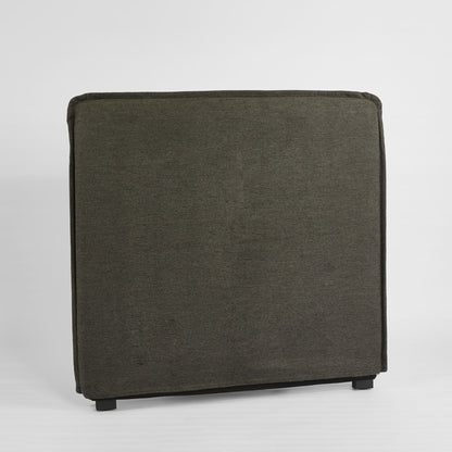 Slip Cover Only - Coolum Bedhead Single
 Charcoal