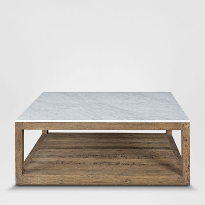 Denver Marble Coffee Table Natural & White