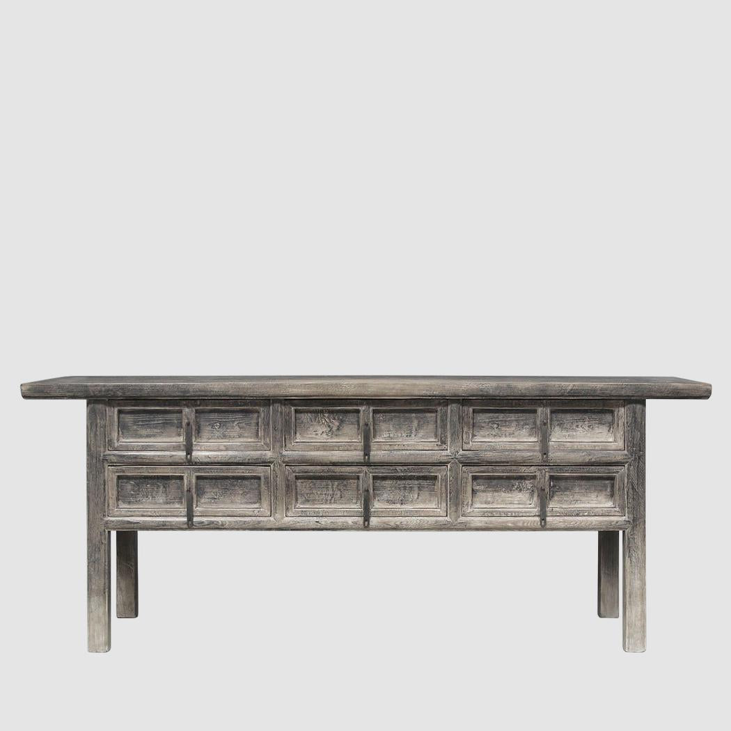 Shanxi 215cm Console Table with Drawers 130 Years Old