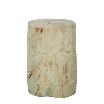 Binga Petrified Wood Stool 50cm