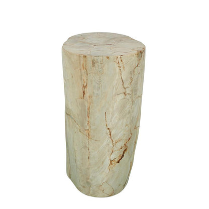 Binga Petrified Wood Stool 50cm