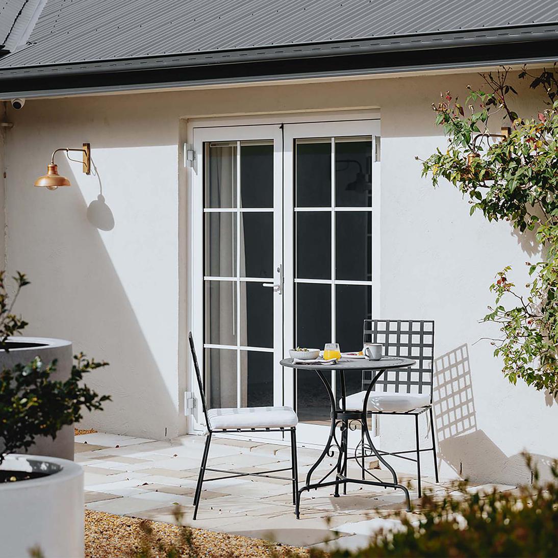 Annabel Round Table 70cm Black -Outdoor Bistro dining