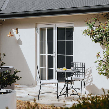 Annabel Round Table 70cm Black -Outdoor Bistro dining