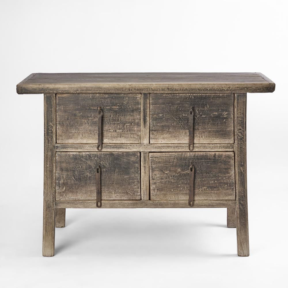 Shanxi 119cm Table with Drawers 130 Years Old