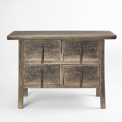 Shanxi 119cm Table with Drawers 130 Years Old