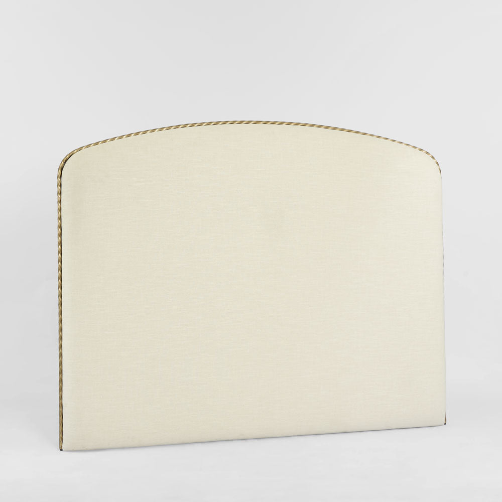 Palais Bedhead Queen Gold & Linen
