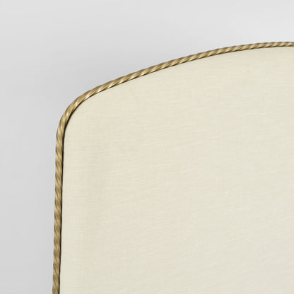 Palais Bedhead Queen Gold & Linen
