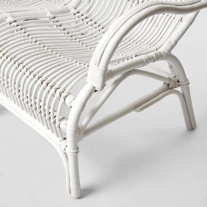 Seville Rattan Two Seater White