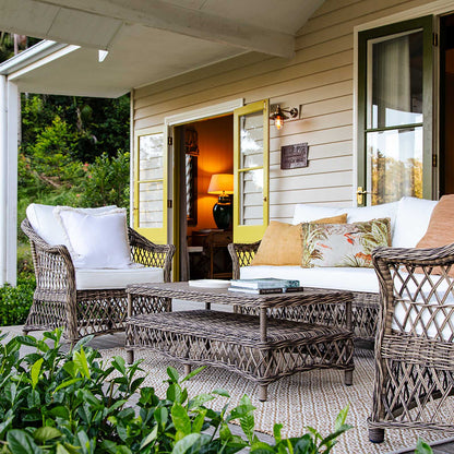 Marco Aluminium Synthetic 3 piece Lounge Set -Outdoor