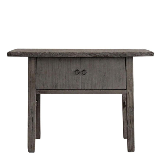 Shanxi Elm 130 Year Wooden Side Table No. 10