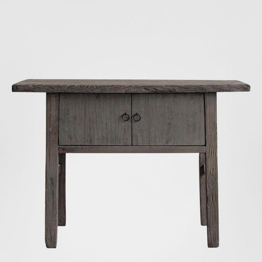 Shanxi Elm 130 Year Wooden Side Table No. 10