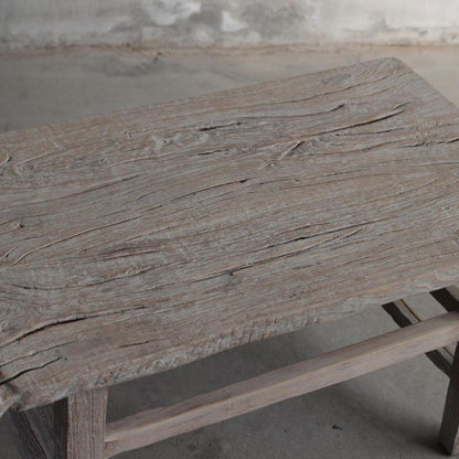 120 Years old Elm Wood Coffee Table No. 3