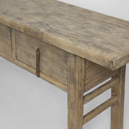 Shanxi 206cm Console Table with Drawers 150 Years Old