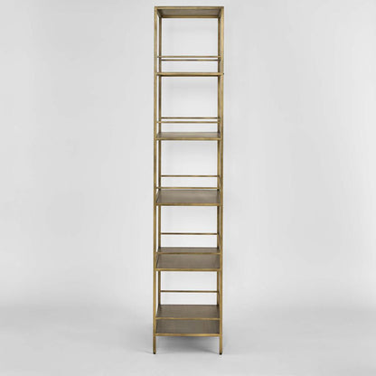 Burnley Shelf 5 Tier Brass