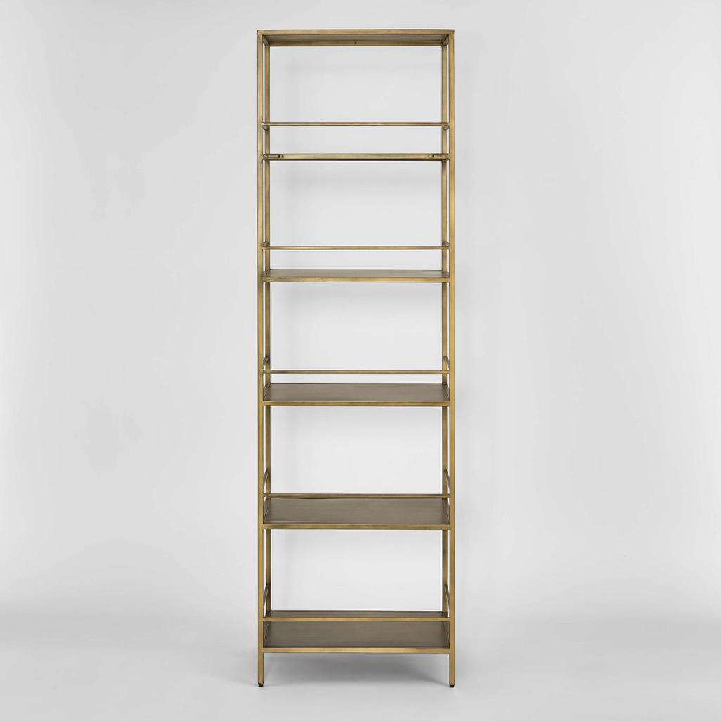 Burnley Shelf 5 Tier Brass