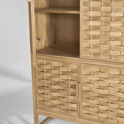 Weave 2 Door Hutch Natural