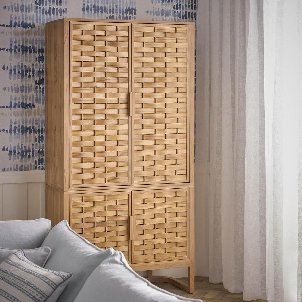Weave 2 Door Hutch Natural