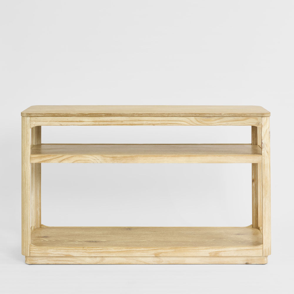 Fairfax Consol Table 1 Shelf Natural Whitewash