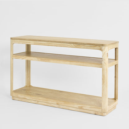 Fairfax Consol Table 1 Shelf Natural Whitewash