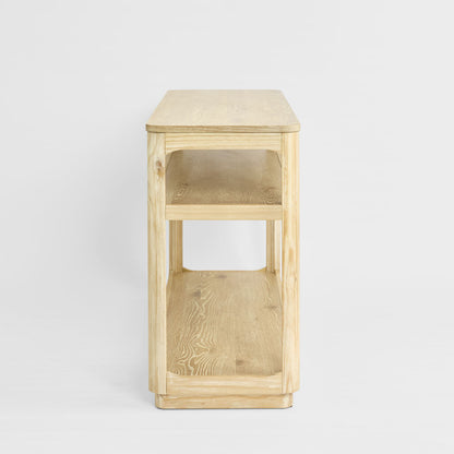 Fairfax Consol Table 1 Shelf Natural Whitewash