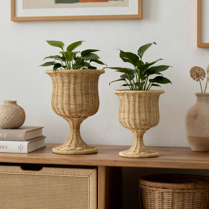 Belvedere Rattan Urn Large