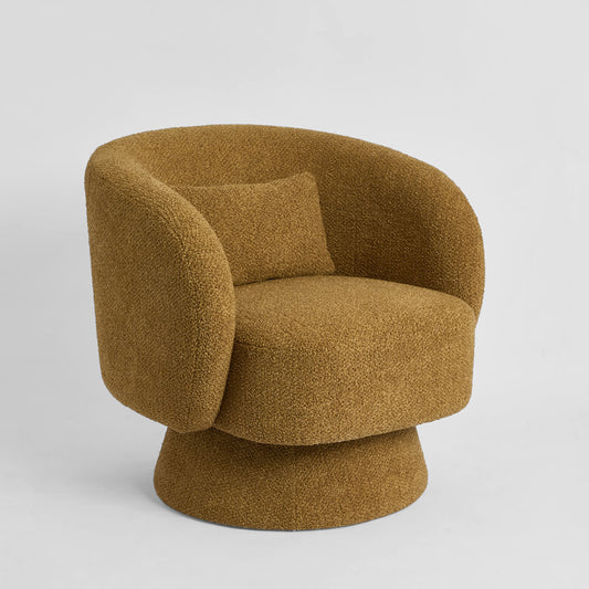 Selena Swivel Chair Cinnamon