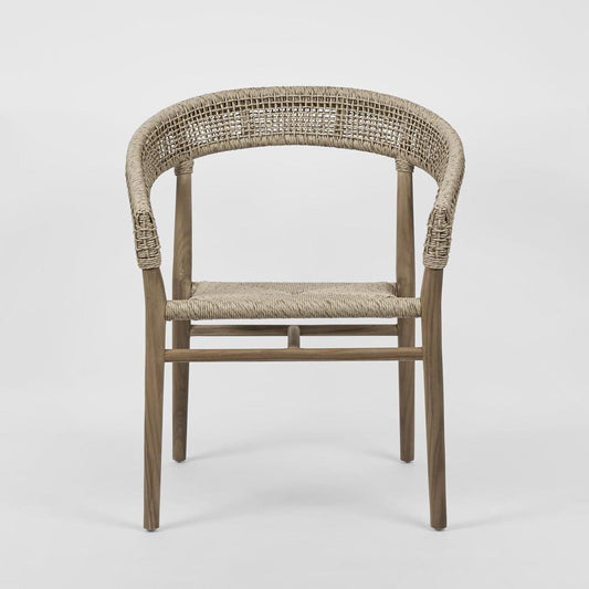 Cove Teak & Synthetic Dining Chair Natural -Outdoor