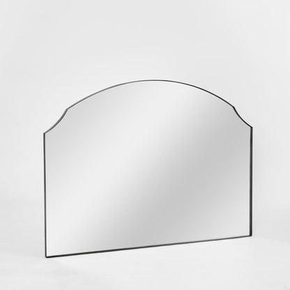 Manor Iron Mantel Mirror Black