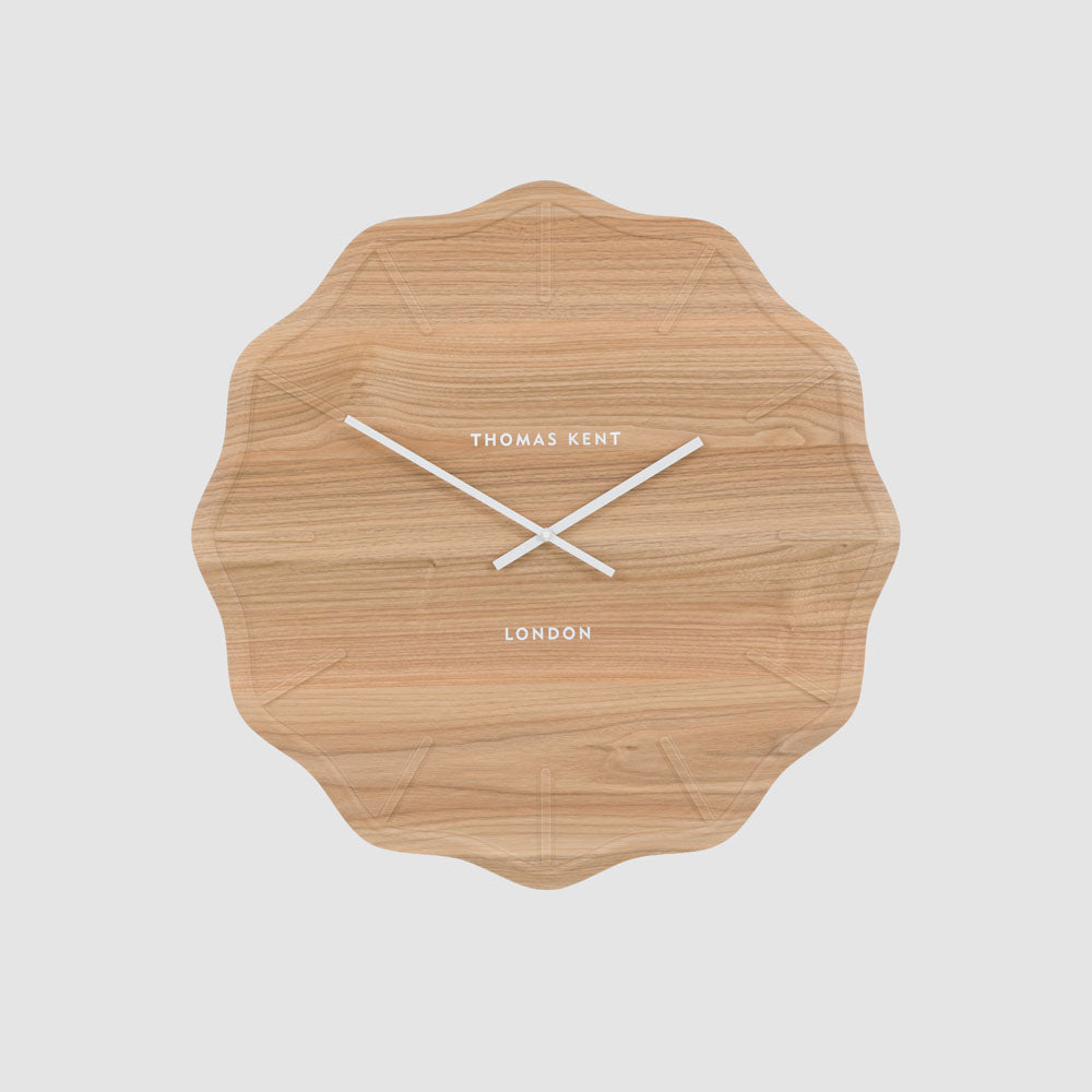 Thomas Kent Harley Wall Clock Light Cedar