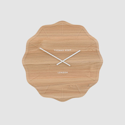 Thomas Kent Harley Wall Clock Light Cedar