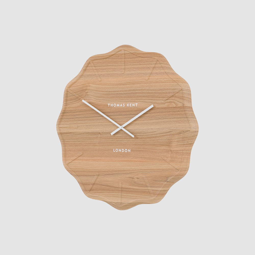 Thomas Kent Harley Wall Clock Light Cedar