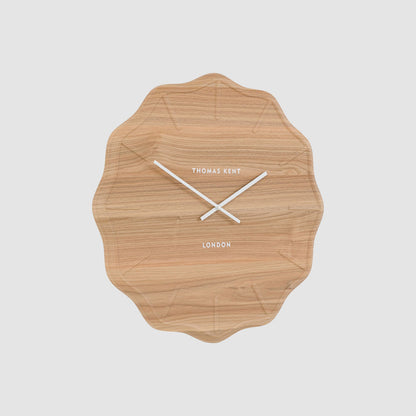 Thomas Kent Harley Wall Clock Light Cedar