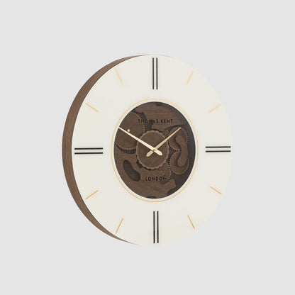 Thomas Kent Cogger Wall Clock Dark Walnut