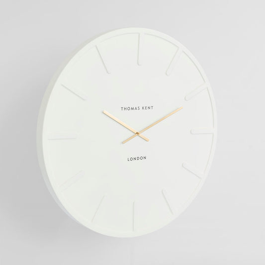 Thomas Kent Larson Wall Clock White