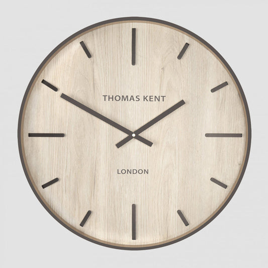 Thomas Kent Woodstock Wall Clock 50cm White/Oak