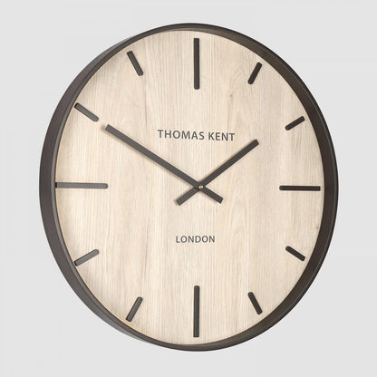 Thomas Kent Woodstock Wall Clock 50cm White/Oak